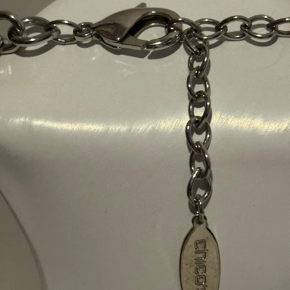 Chicos Silver Statement Necklace